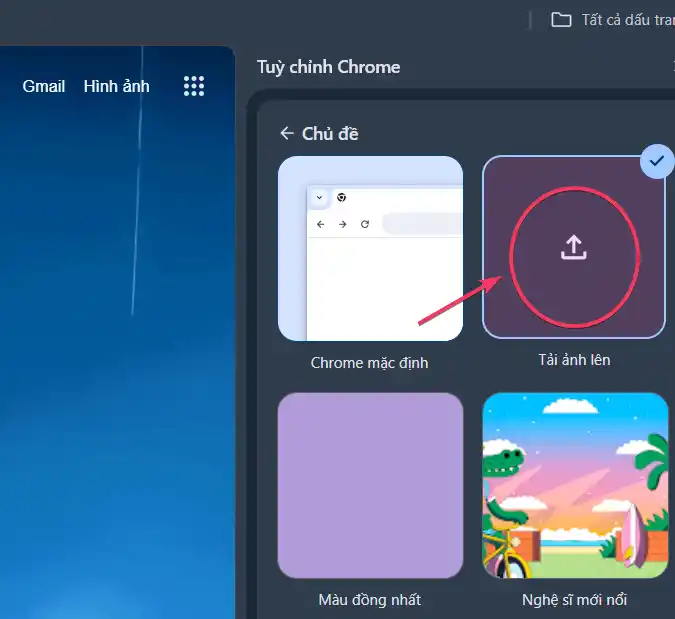 Thay đổi chủ đề